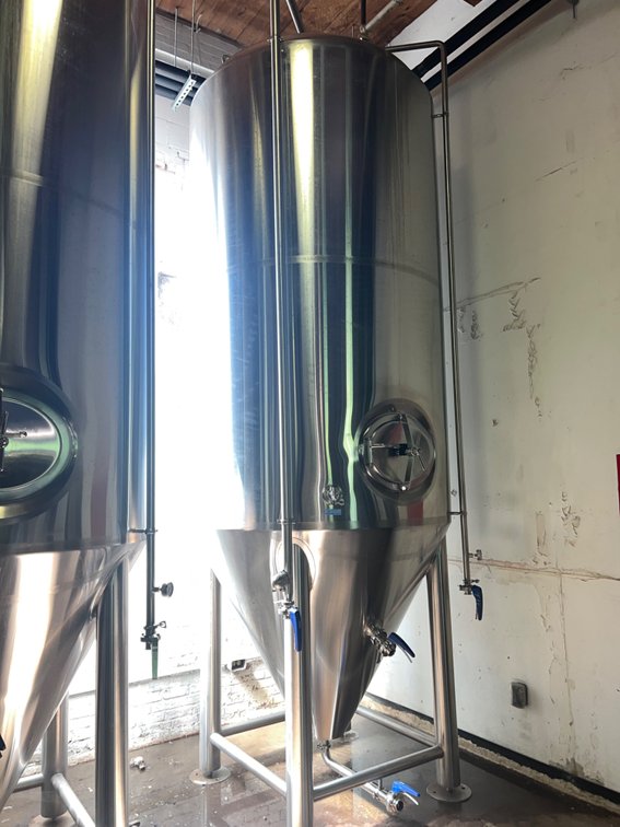 PREMIER STAINLESS - 40 bbl Jacketed Conical Fermentation Vessel