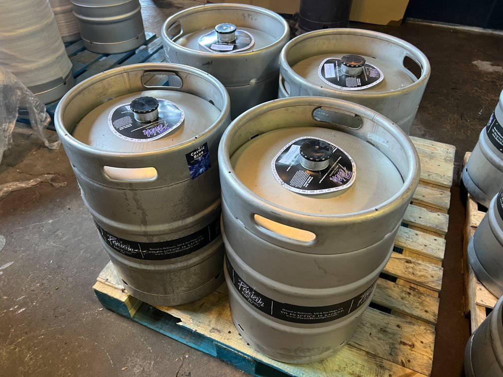 **WITHDRAWN** (4) Used 1/2bbl Kegs