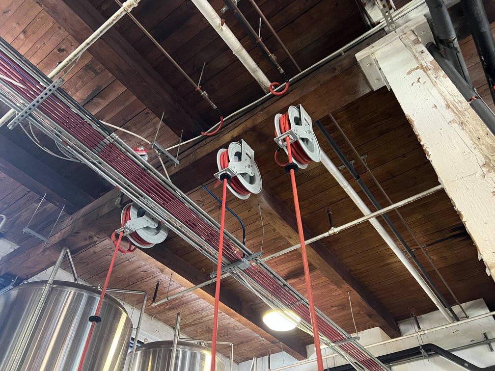 (3) Retractable Hose Reels