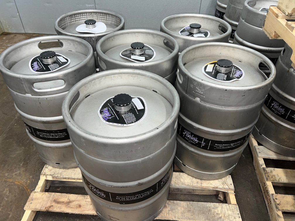 **WITHDRAWN** (6) Used 1/2bbl Kegs
