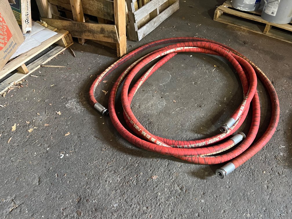 (2) 1in Sanitary Transfer Hoses