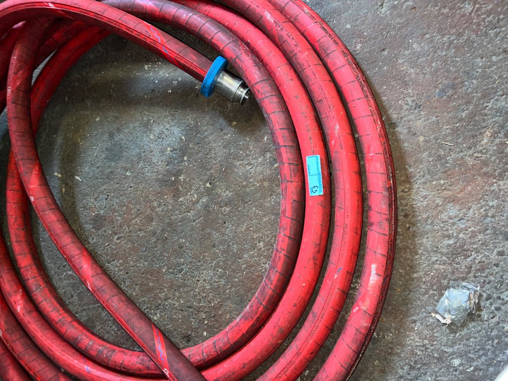 1.5in Sanitary Transfer Hose with Cushions