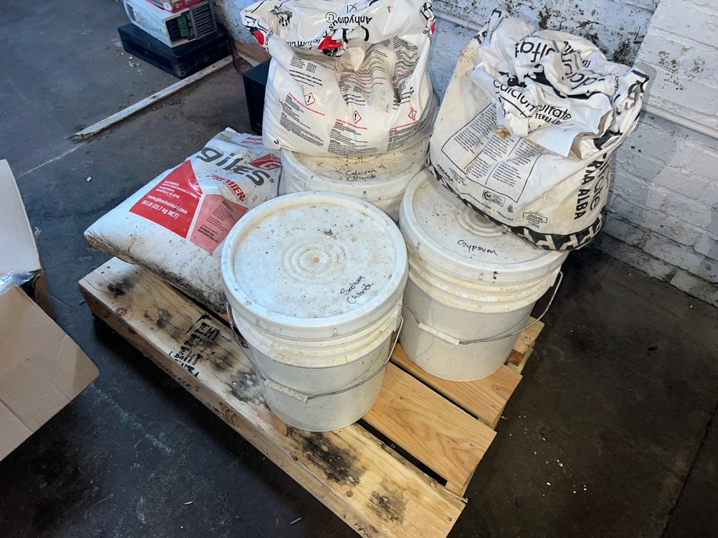 Lot of Various Brewing Chemicals
