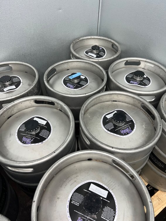 **WITHDRAWN** (8) Used 1/2bbl Kegs