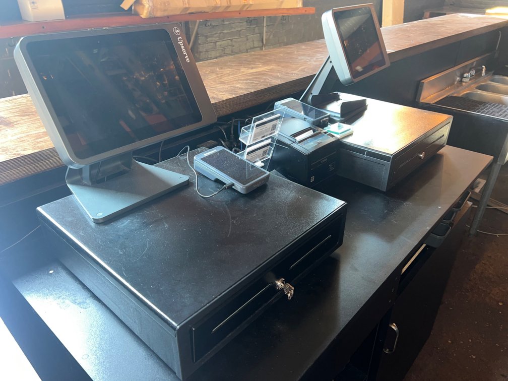 (2) LIGHTSPEED - Upserve POS Units with Cabinet