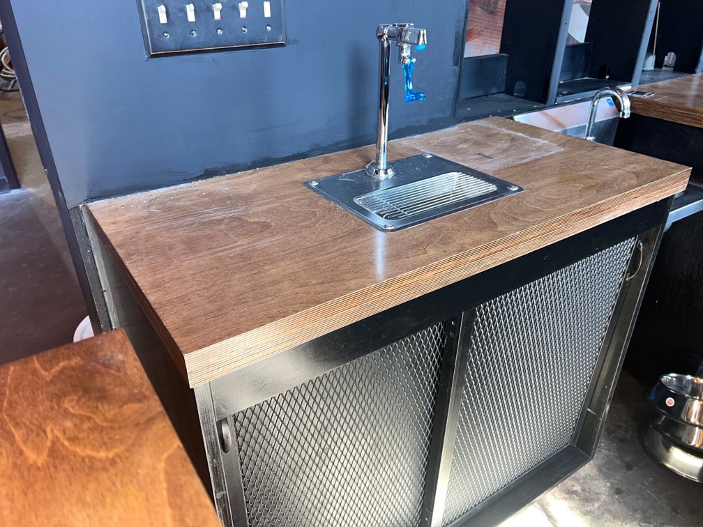 Wooden Top Cabinet with Water Dispenser