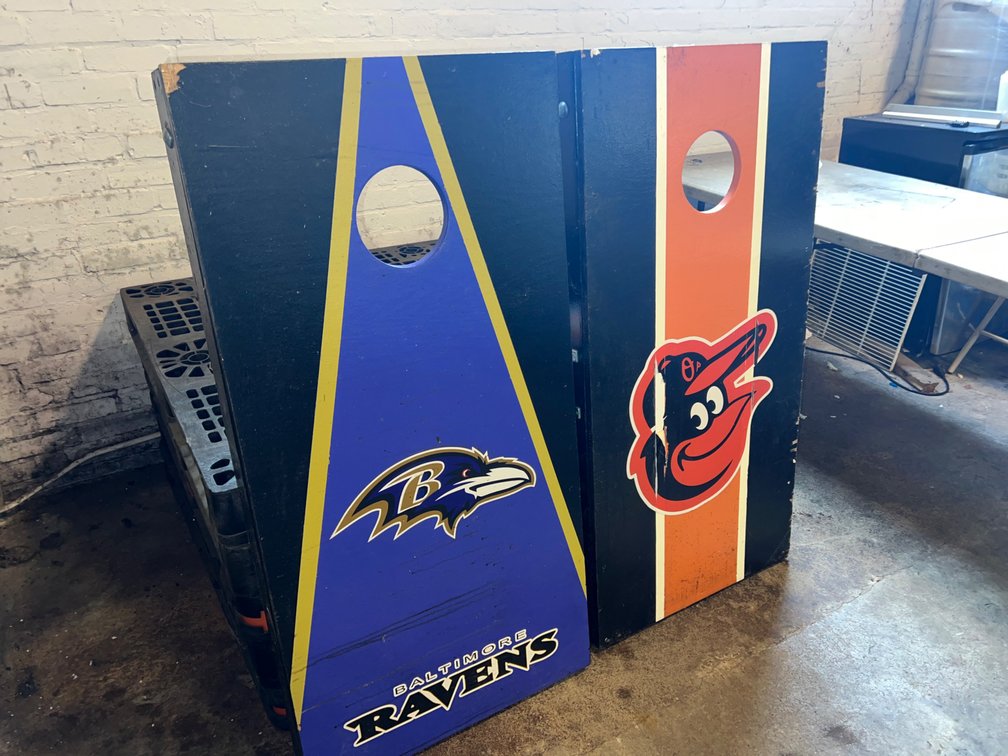 Cornhole and  Beer Pong Boards