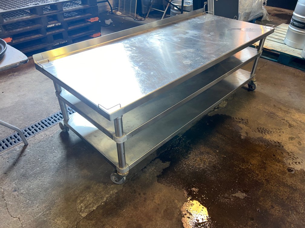 Stainless Steel Cooking Appliance Table