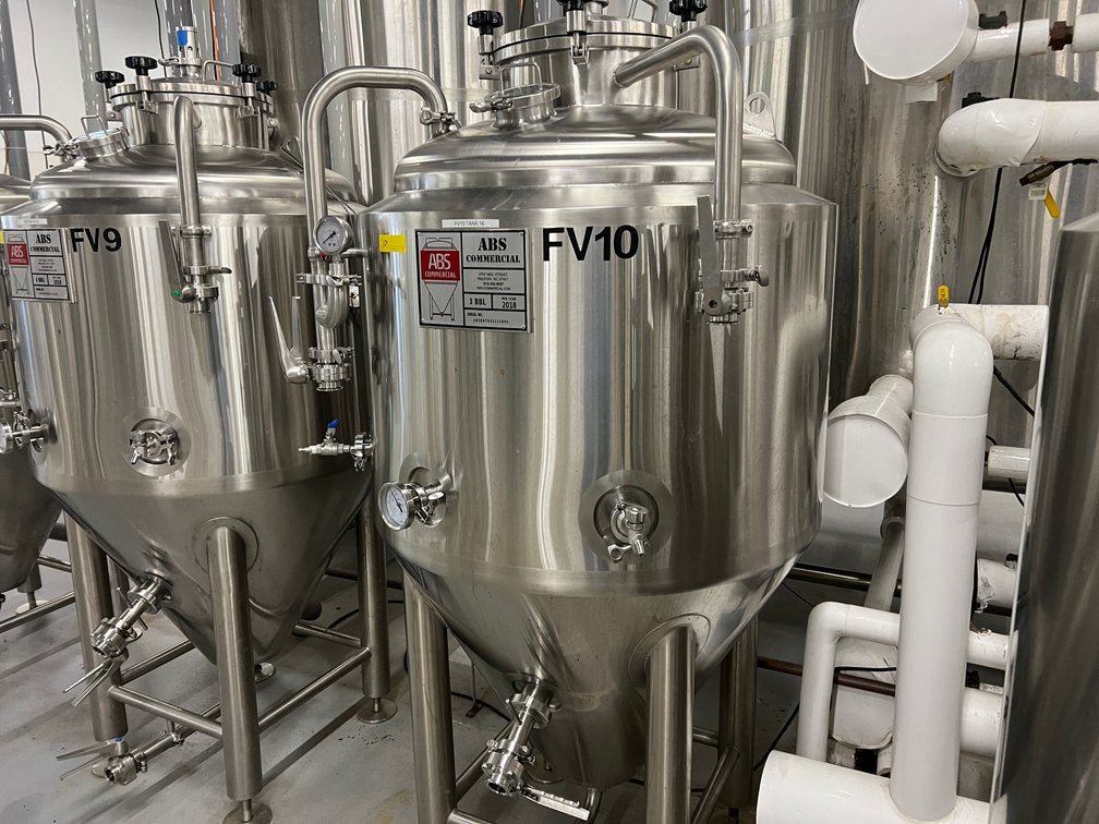 ABS - 3bbl Jacketed Conical Unitank FV - 2018