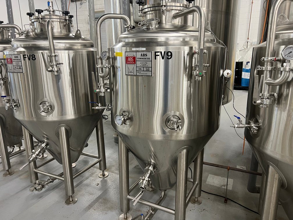 ABS - 3bbl Jacketed Conical Unitank FV - 2018