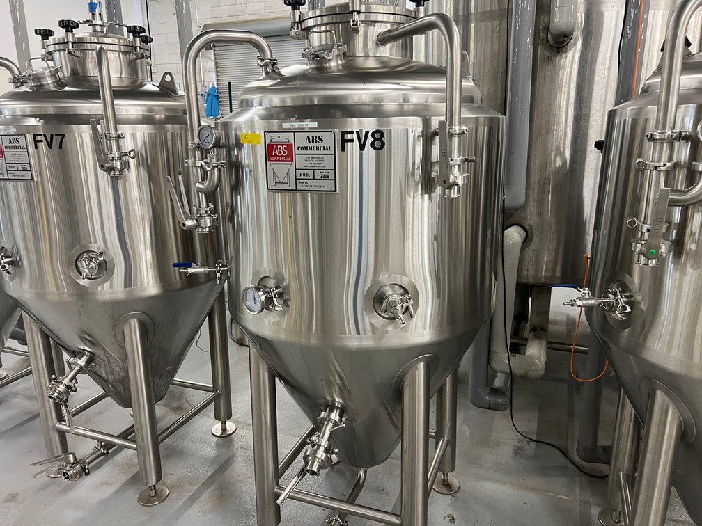 ABS - 3bbl Jacketed Conical Unitank FV - 2018