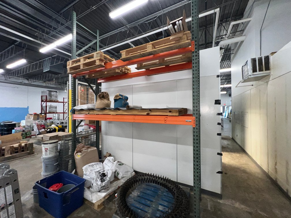 (3) Sections of Steel Pallet Rack