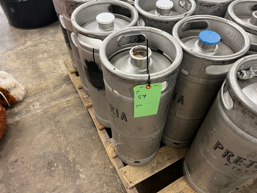 (19) 1/6bbl Kegs