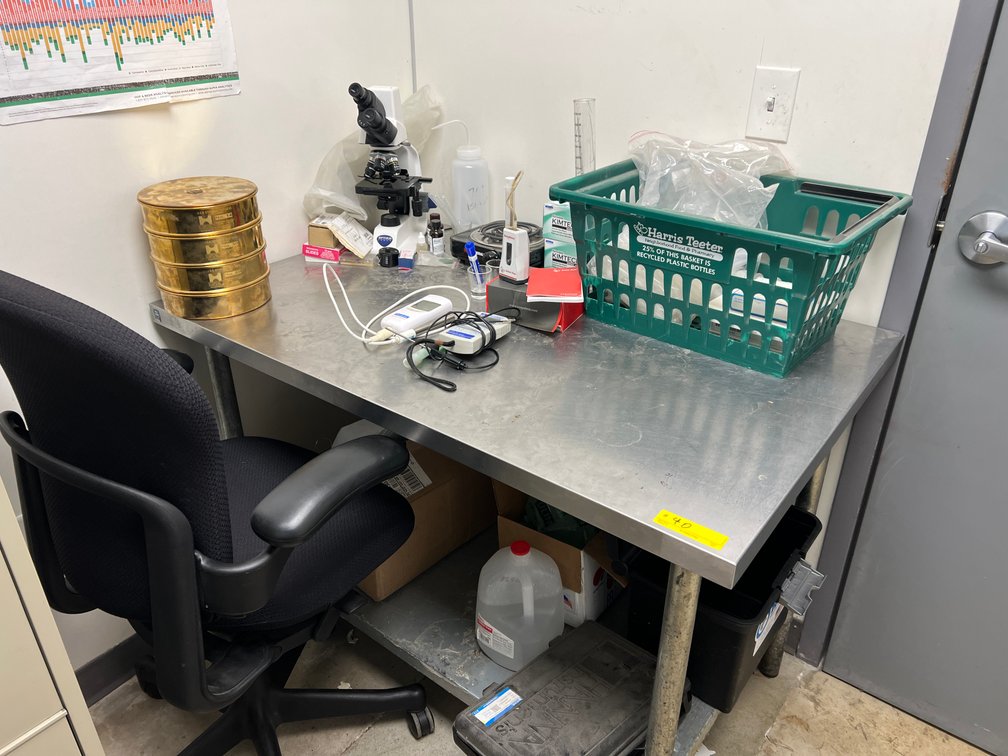 Microscope, Lab Instruments and Lab Table