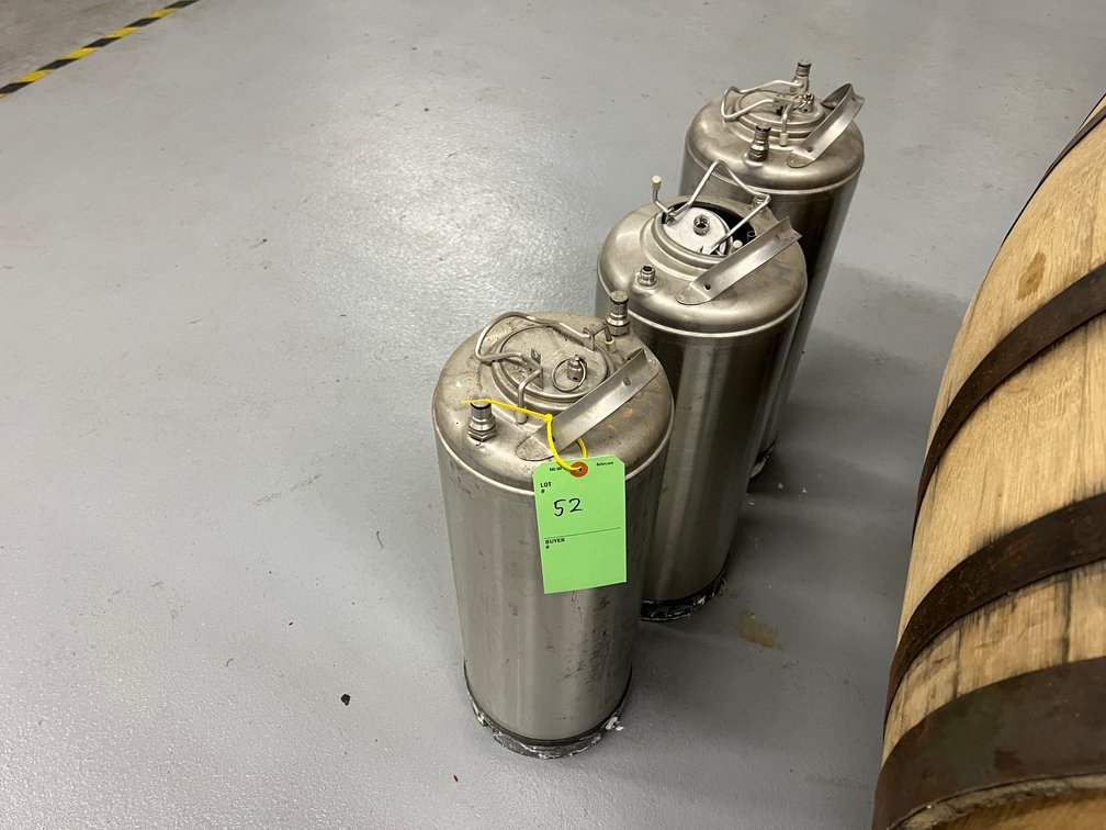 (3) Stainless Cornelius Kegs