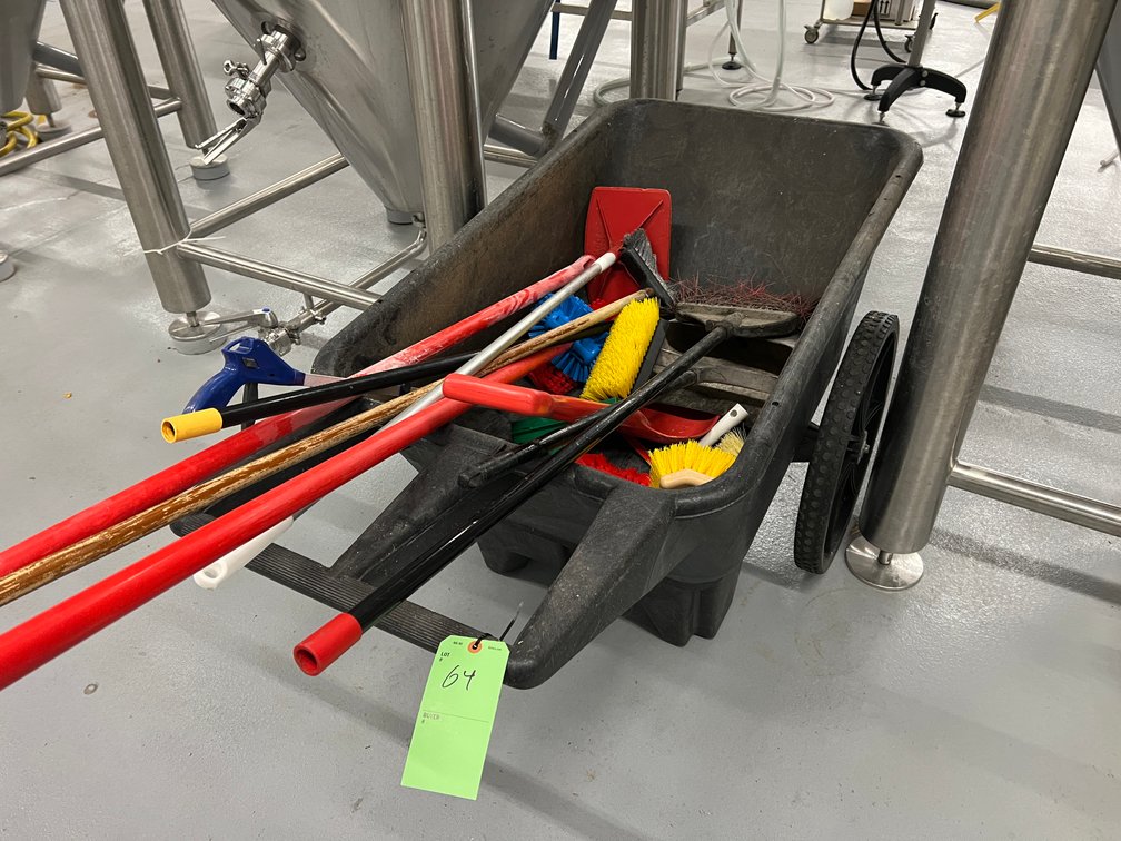 Plastic Rolling Cart Wheelbarrow