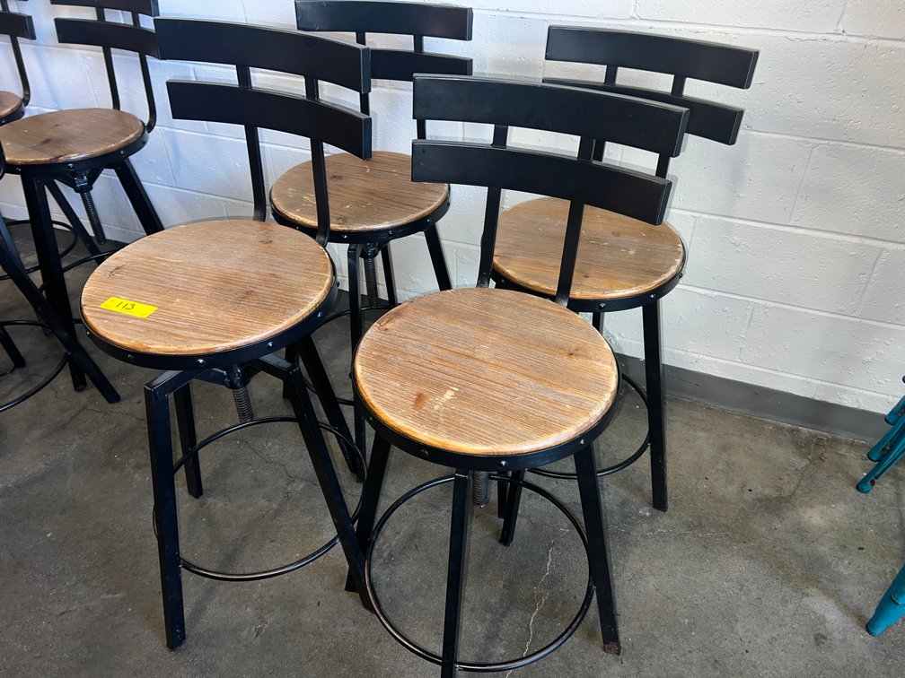 (4) Adjustable Height Stools