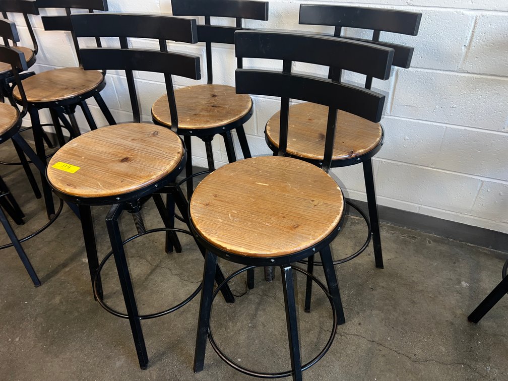 (4) Adjustable Height Stools