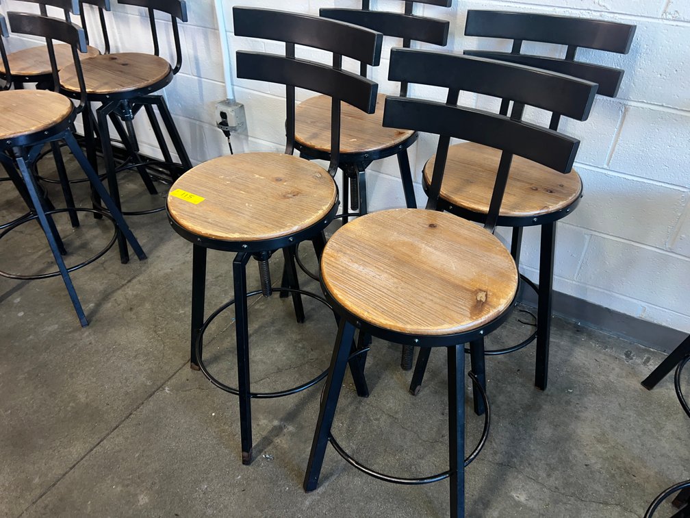 (4) Adjustable Height Stools