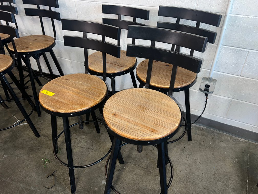 (4) Adjustable Height Stools
