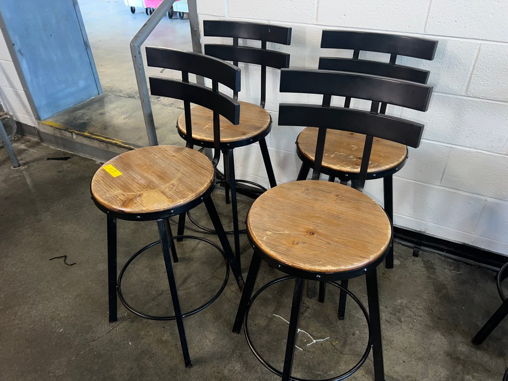 (4) Adjustable Height Stools