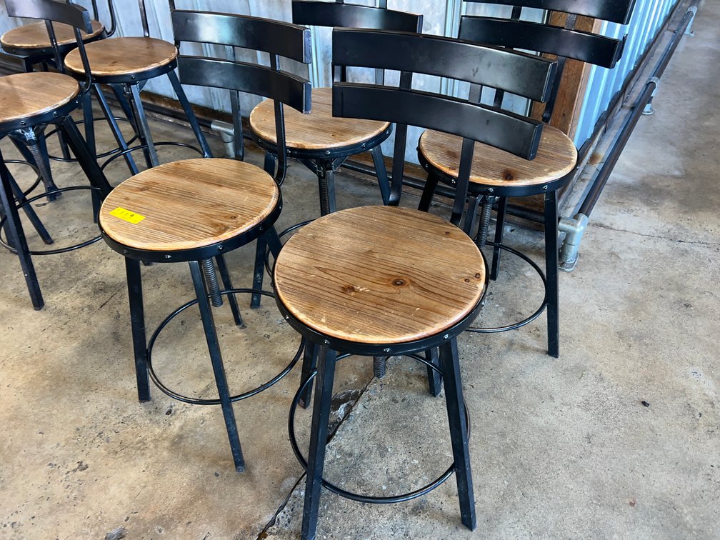 (4) Adjustable Height Stools