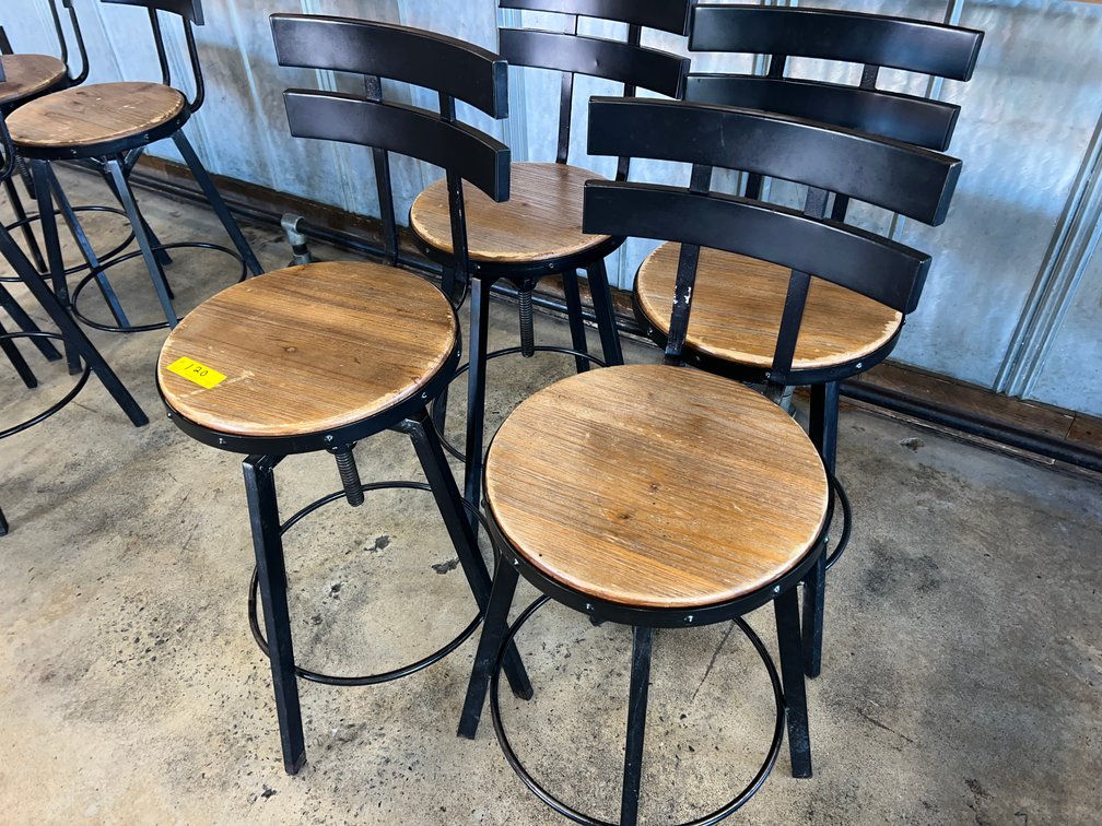 (4) Adjustable Height Stools