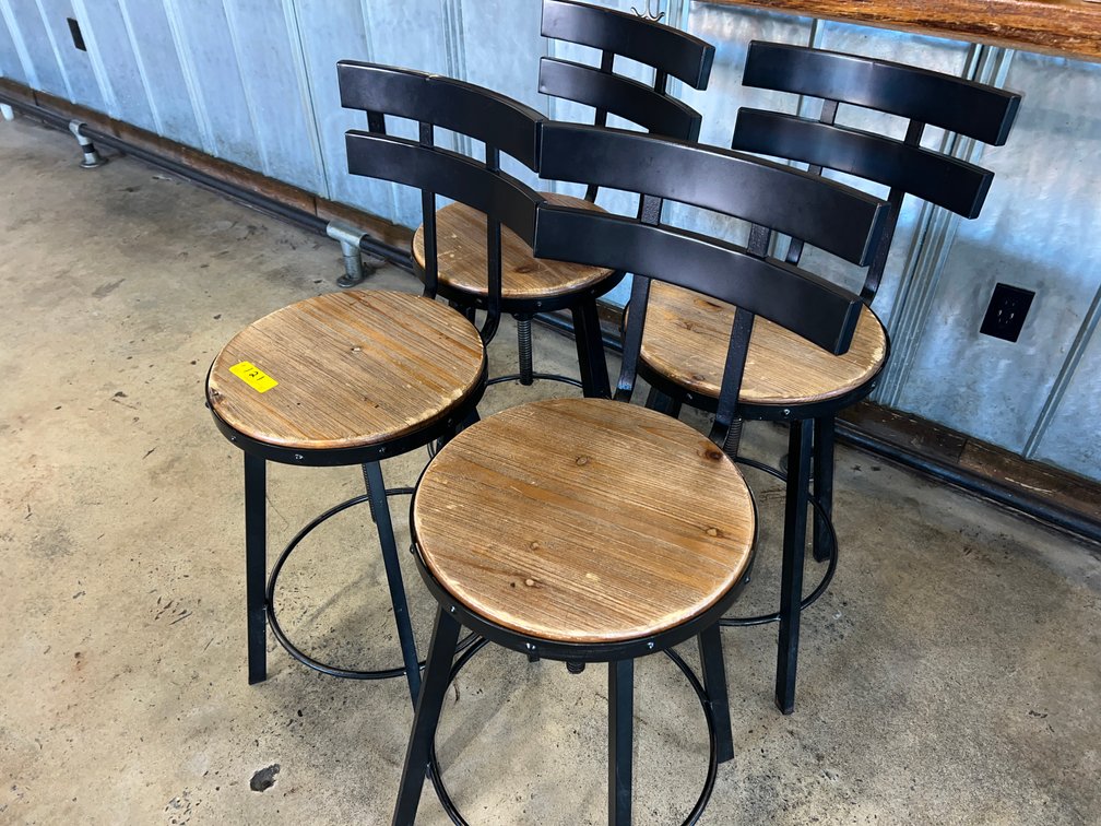 (4) Adjustable Height Stools