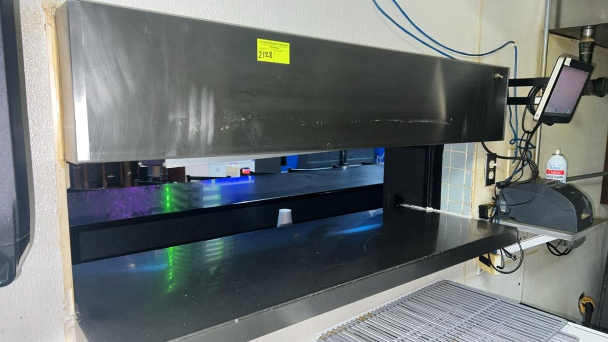 (2) Heat Lamp and Multiple Stainless Shelves