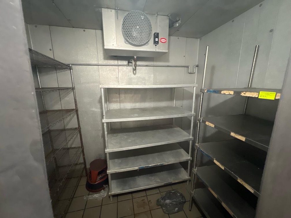 (3) Stainless Cooler Shelves