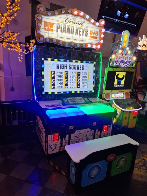 BAYTEK - Grand Piano Keys Arcade Game
