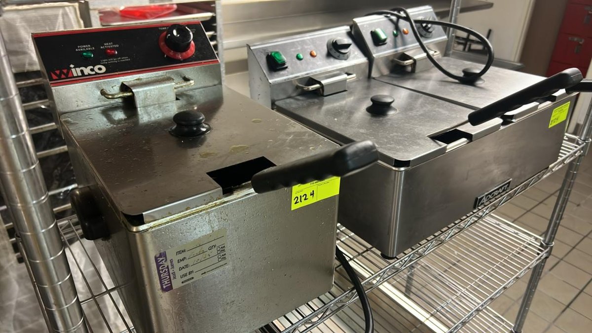 (2) Countertop Fryers