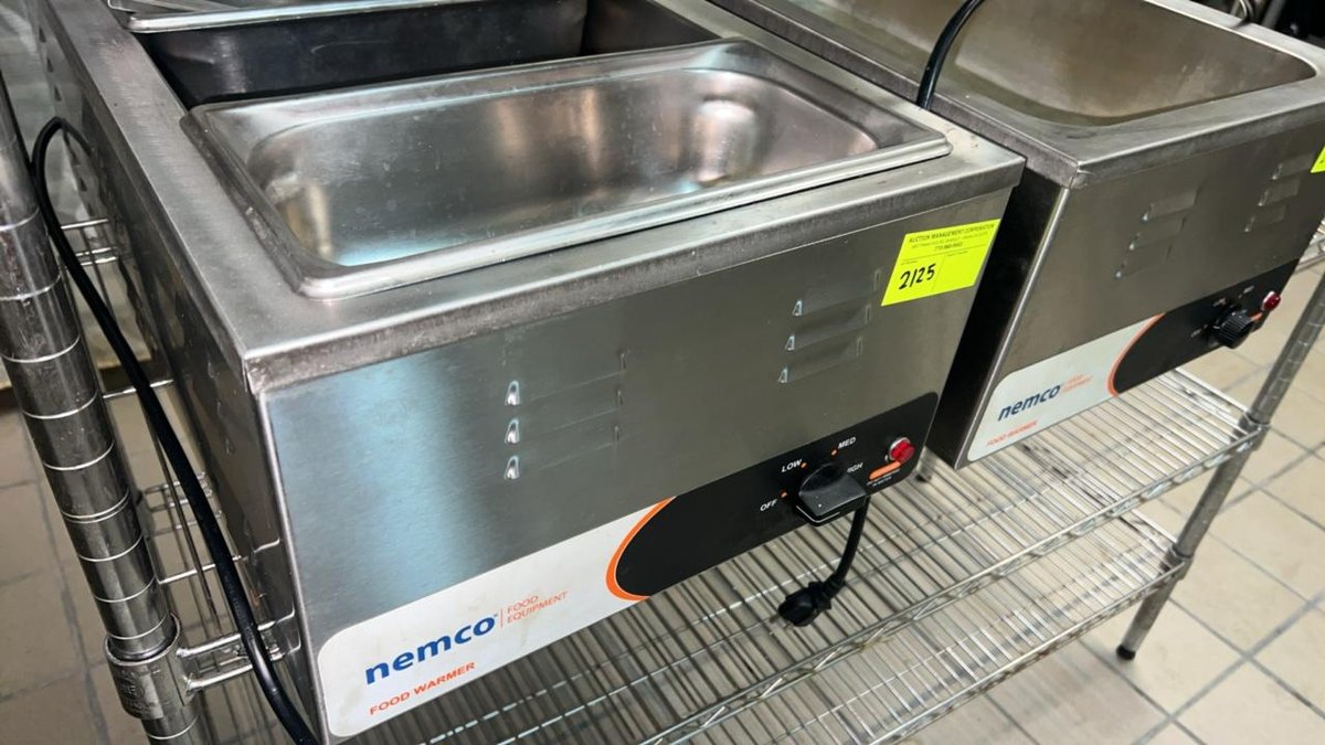 (2) NEMCO Pan Warmers