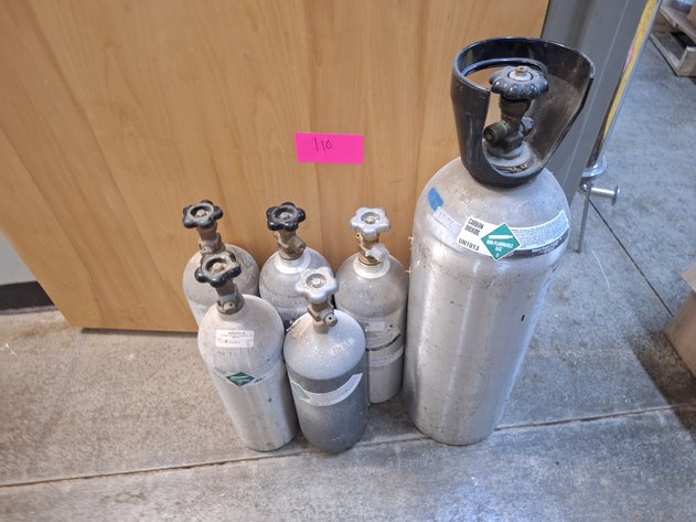 Image for (6) CO2 Tanks