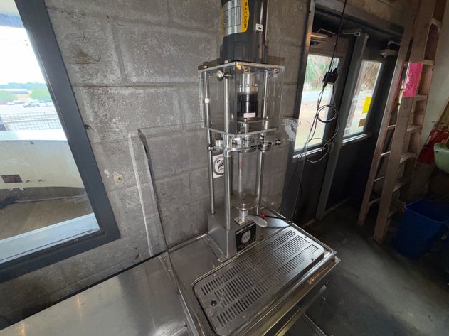 Image for DIXIE Can Seamer with Stainless Rolling Cabinet