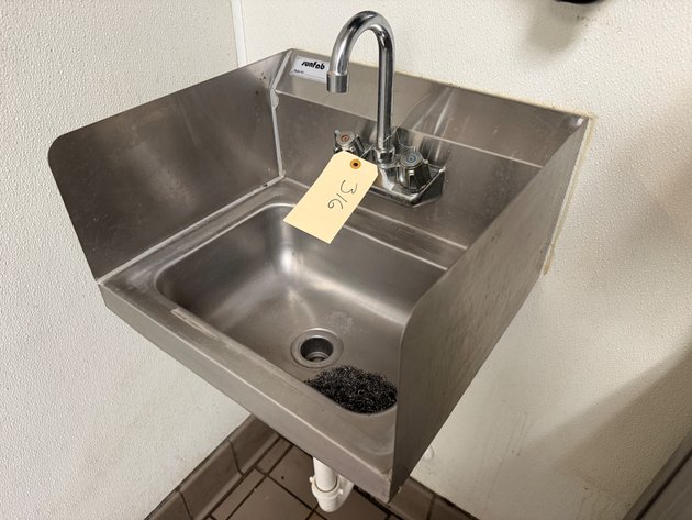 Image for Stainless Wall-Mounted Hand Sink