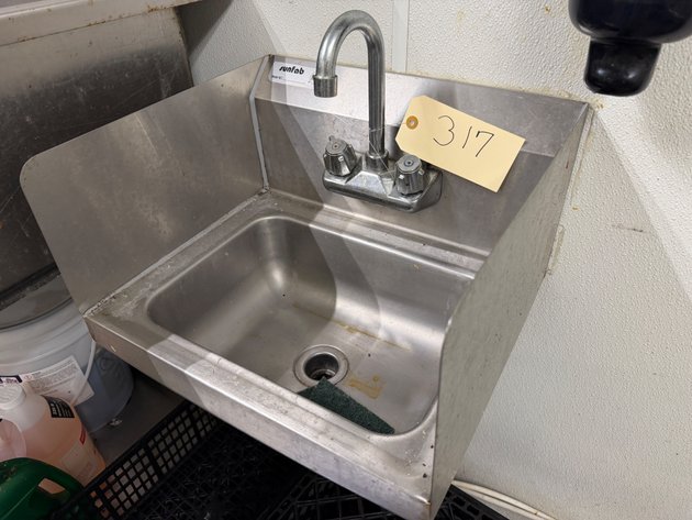 Image for Stainless Wall-Mounted Hand Sink