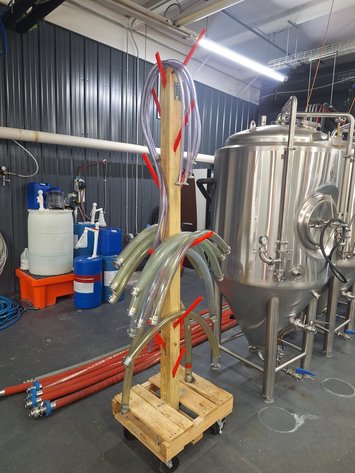 Image for Mobile Hose and Bucket Rack with Utility Hoses