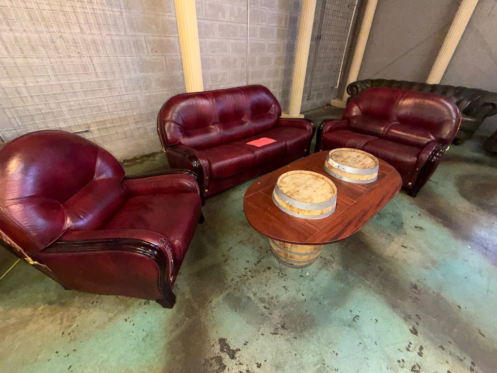 Leather-Style, Chair, Couches and Table