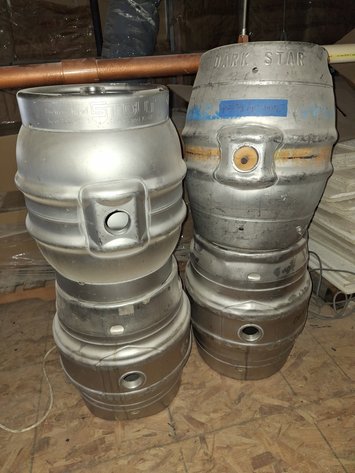 Image for (4) Stainless Firkin Casks