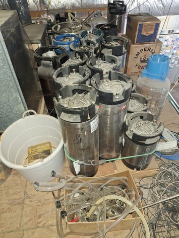 Image for Lot of Corny Kegs and Other Items