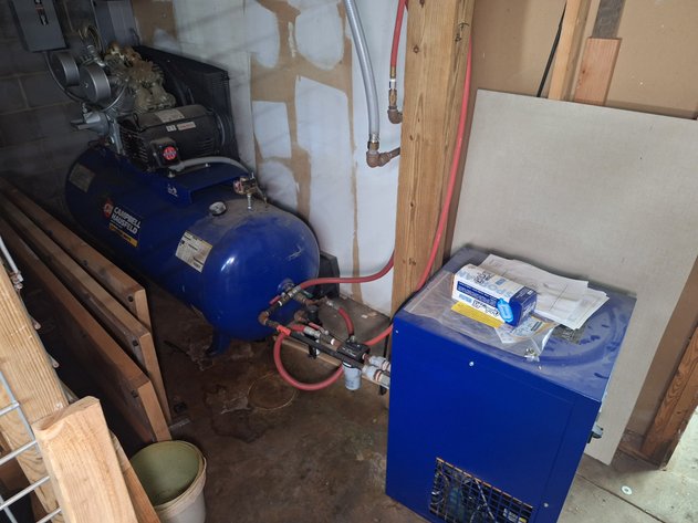 Image for CAMPBELL HAUSFELD - CI103120HP - Air Compressor with QUINCY - QRHT-50 - Refrigerated Air Dryer Compressor