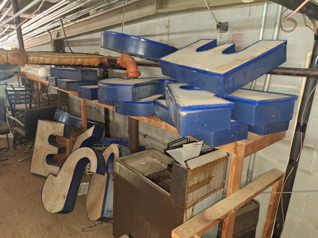 Image for Lot of Large Neon Light Letters