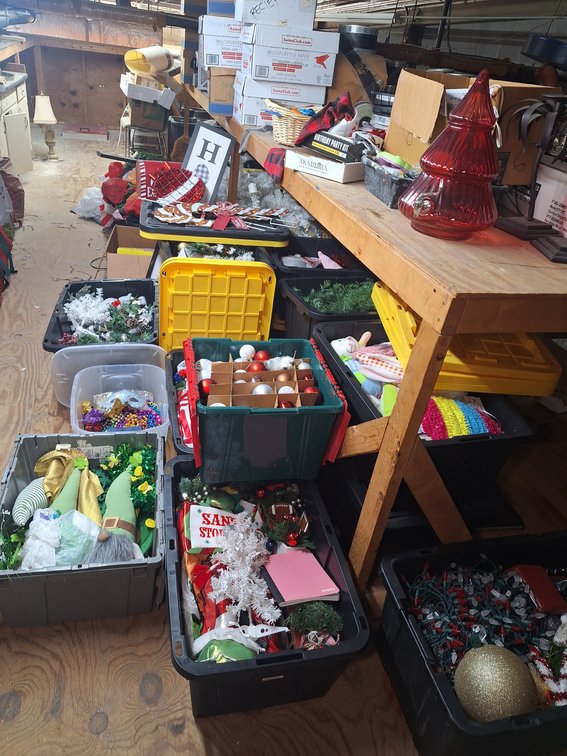 Lot of Christmas and other Holiday Decorations