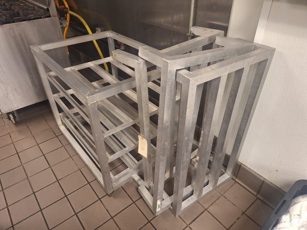 Image for Stainless Can Rotator and (3) Dunnage Racks