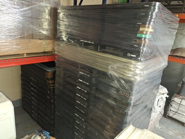 Image for Lot of Plastic Pallets Top Frames and Tier Sheets