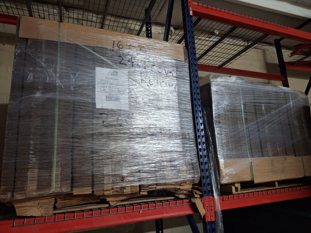Image for (2) Pallets of Cardboard Packaging Components