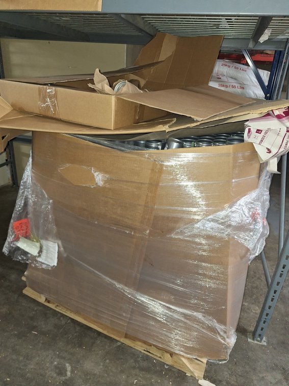 Partial Pallet of Crowler Cans with Ends