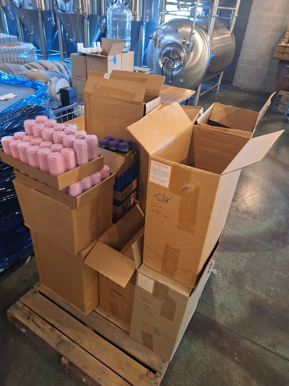 Pallet of Partial and Full PakTech Cases