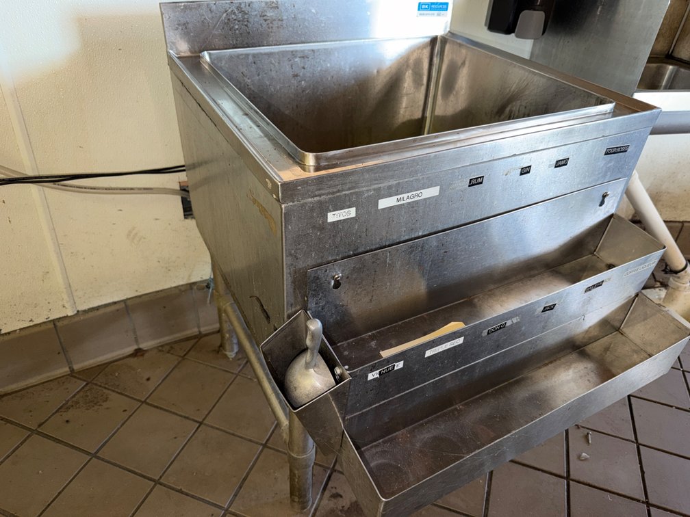 Stainless Underbar Ice Well